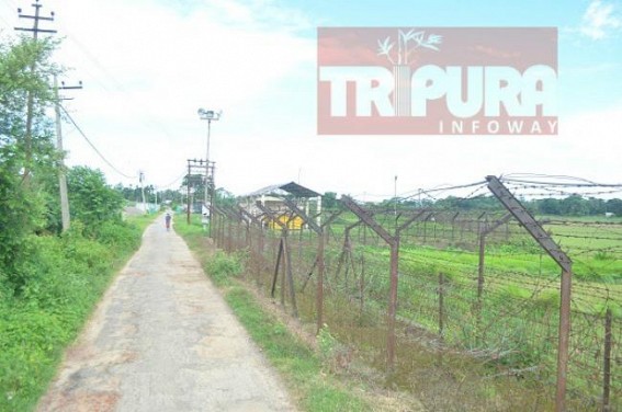Lockdown for 7 days started in Tripura Border areas : Restriction imposed across 1 Km from borders in Rural areas and Half Km in Urban areas Lockdown for 7 days started in Tripura Border areas : Restriction imposed across 1 Km from borders in Rural areas and Half Km in Urban areas